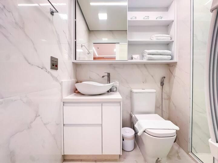 M N Flats - Flat Dentro Do Hotel Wi Av Ibirapuera 2927 São Paulo Eksteriør bilde